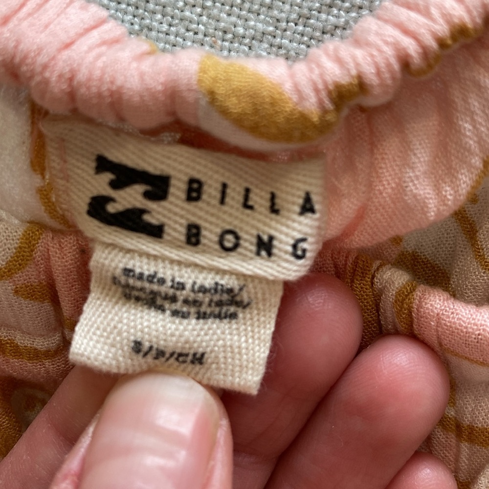🌼 New without tags Billabongs flowy pants small - Picture 6 of 9
